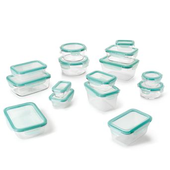 OXO Good Grips 30 pc Smart Seal Glass & Plastic Container Set