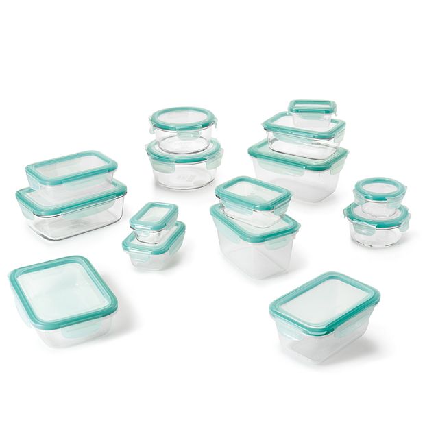 Good Grips 30-Pc Glass & Plastic Container Set