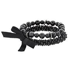 Womens Black Fashion Bracelets, Jewelry