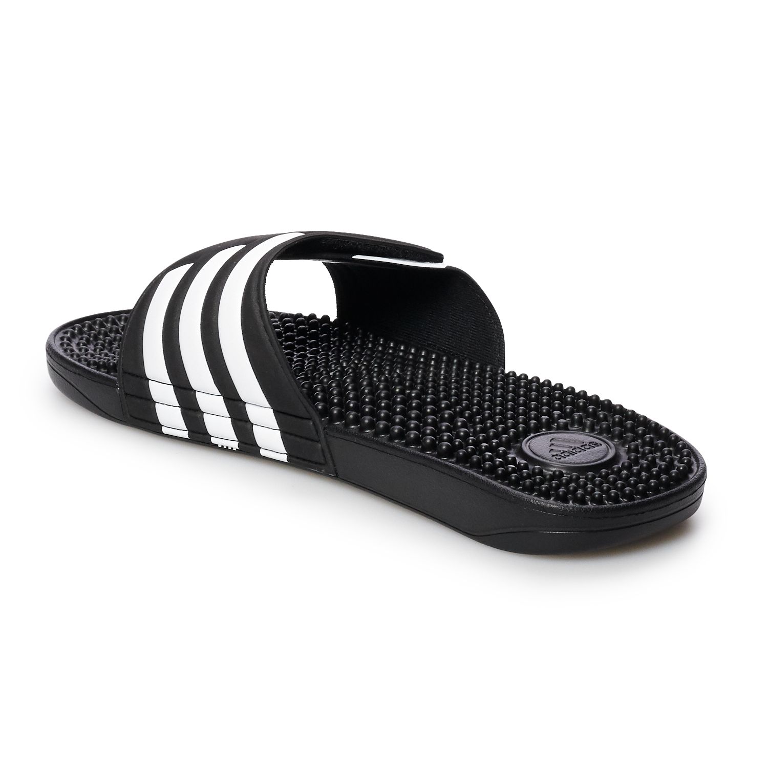 adidas slippers for men black