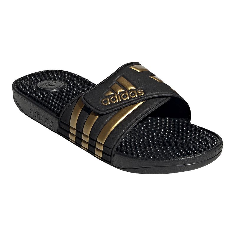 adidas Adissage Mens Slide Sandals, Size: 7, Black