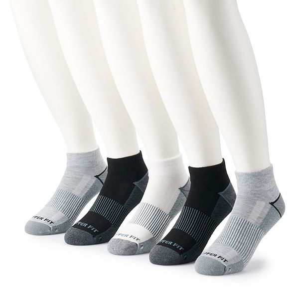 Men's Copper Fit 5-pack Quarter Socks