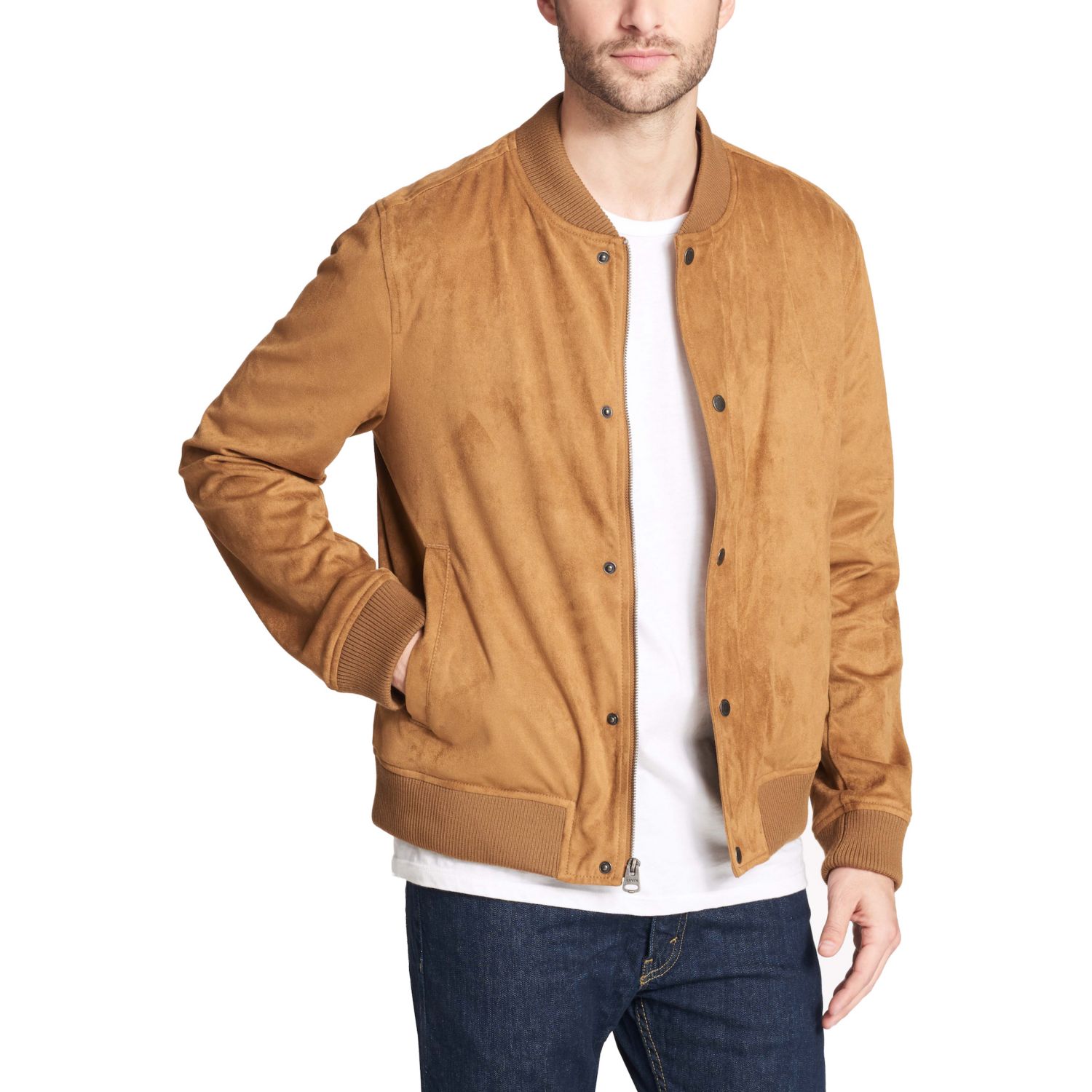 levis suede bomber jacket