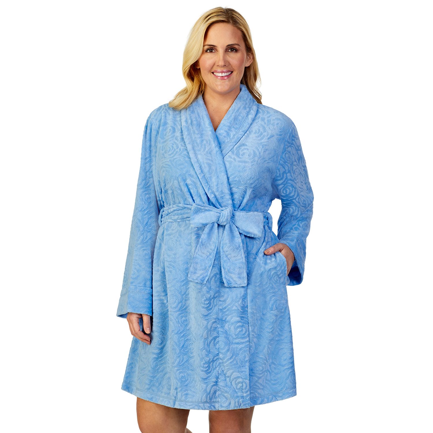 plus size terry wrap