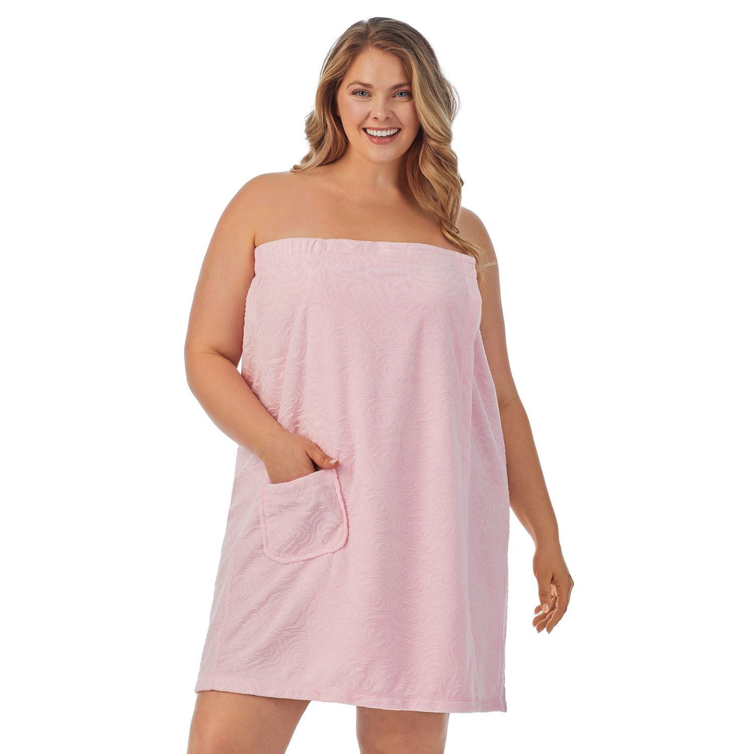 plus size terry wrap