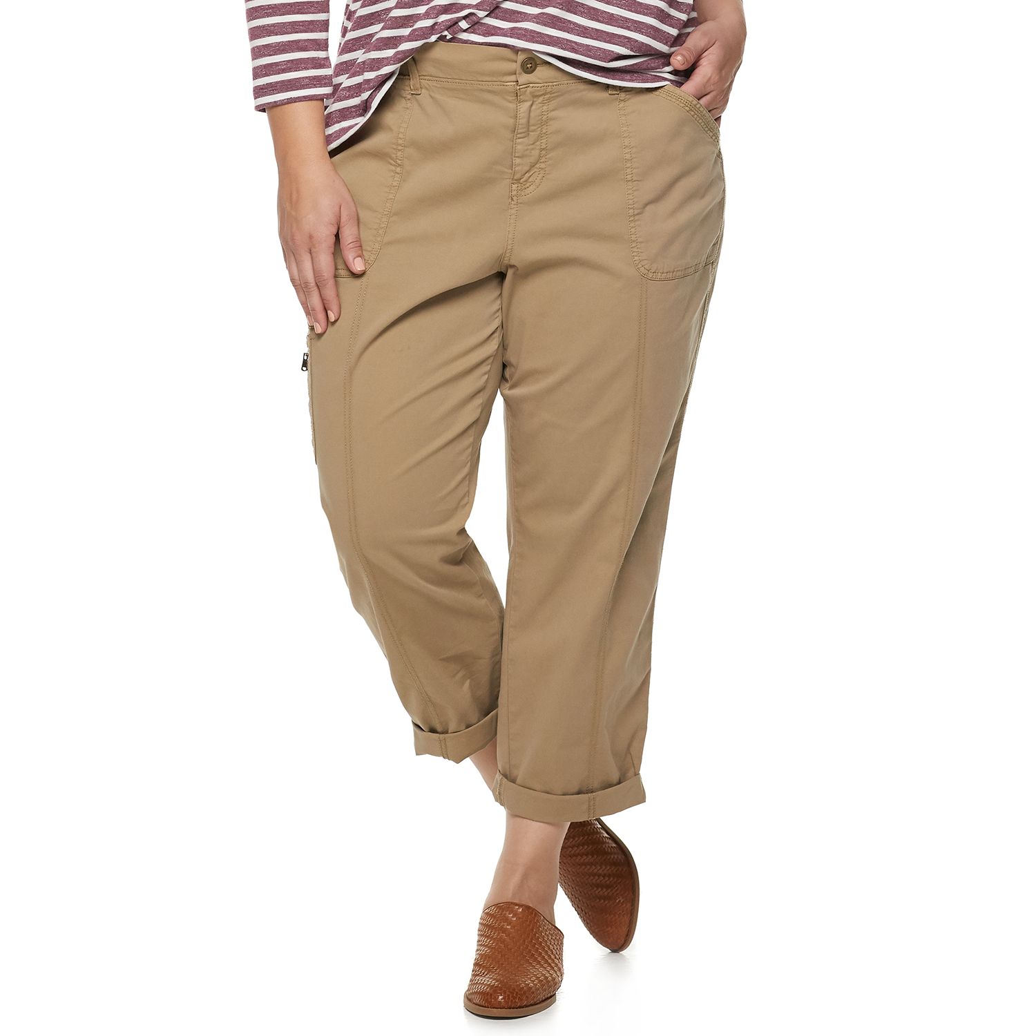 sonoma plus size utility pants