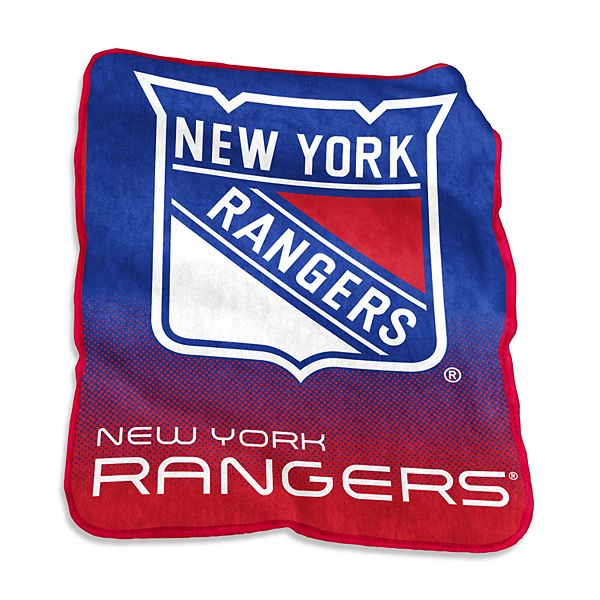 Logo Brands New York Rangers Raschel Throw Blanket