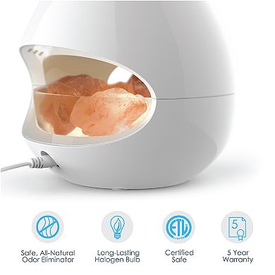 Pure Enrichment PureGlow Himalayan Salt Lamp & Essential Oils Diffuser