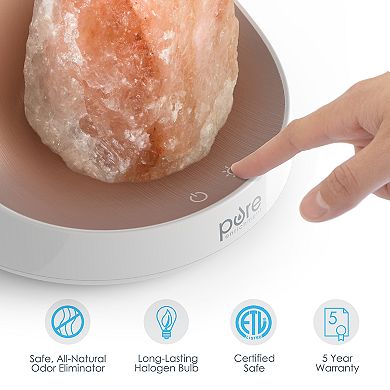 Pure Enrichment PureGlow 2-in-1 Himalayan Salt Lamp & Essential Oils Diffuser