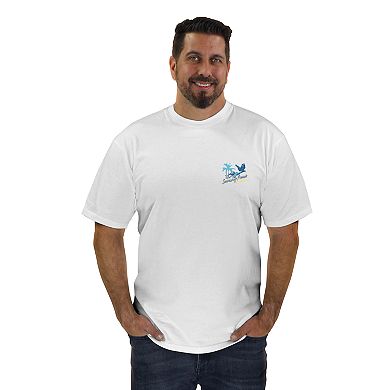 Men's Newport Blue "The Screaming Parrot Cantina" Graphic Tee