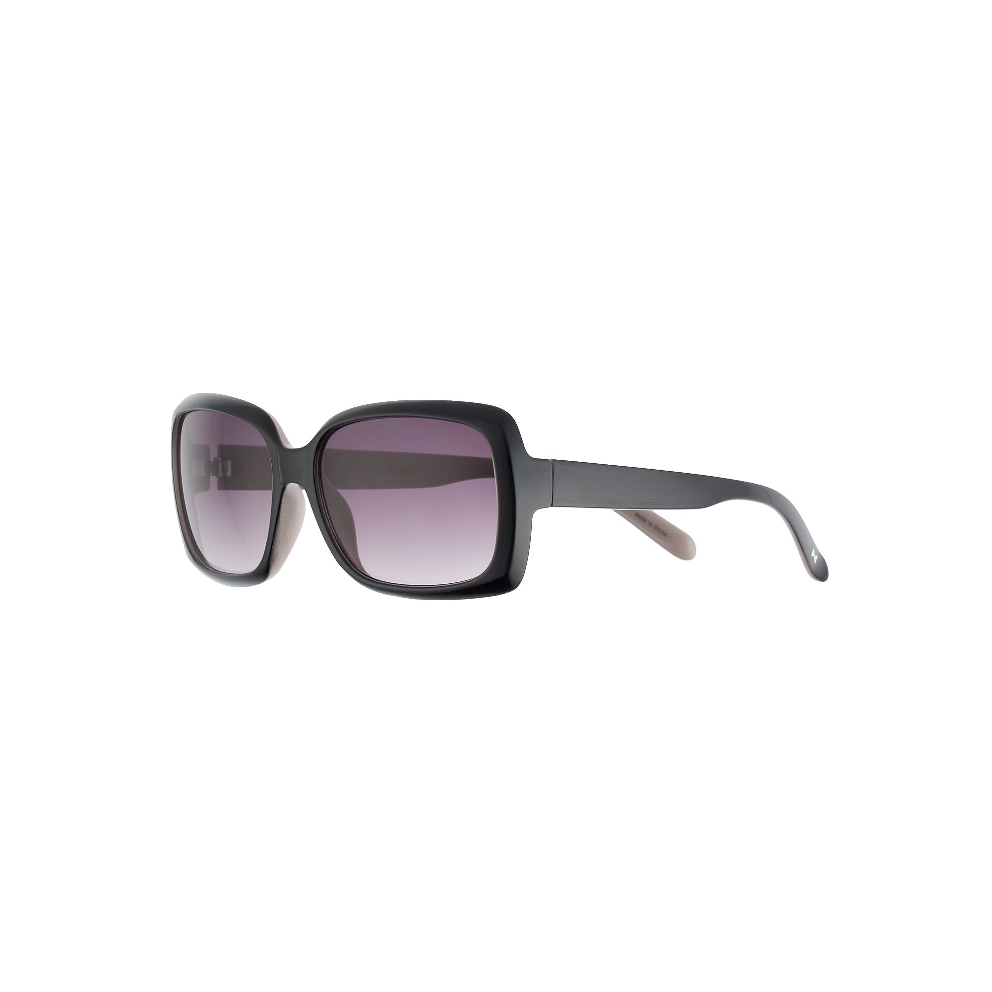 Womens LC Lauren Conrad Shock-O-Late Plastic Rectangle, Black