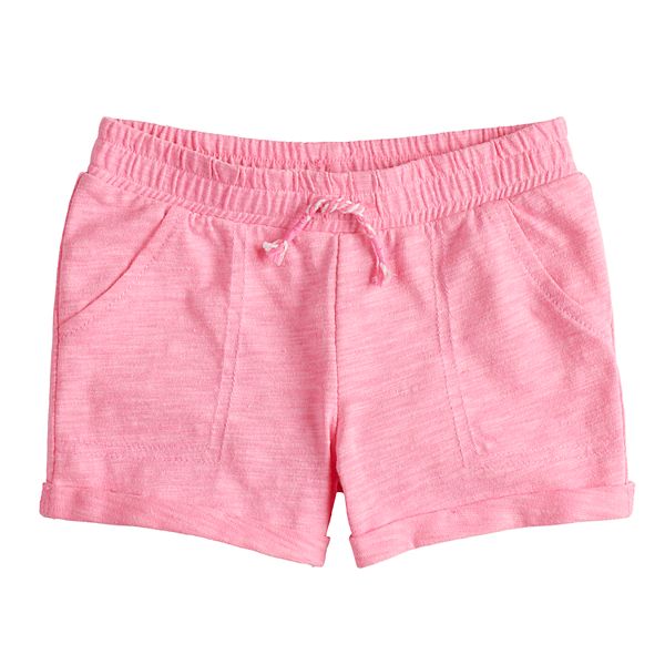 Toddler Girl Jumping Beans® Rolled-Cuff Slubbed Shorts