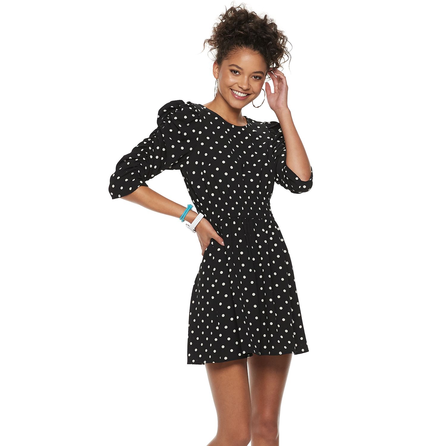 kohls polka dot dress