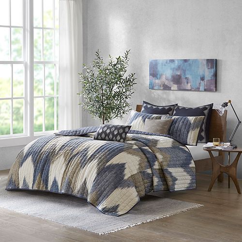 Ink Ivy Alpine 3 Piece Cotton Coverlet Set