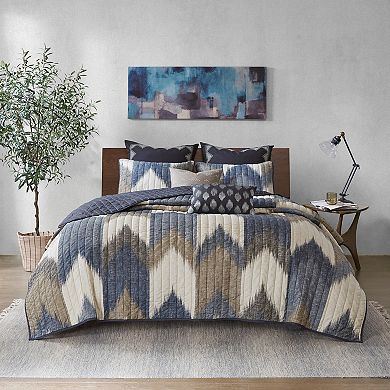 INK+IVY Alpine 3-piece Cotton Quilt Set with Shams