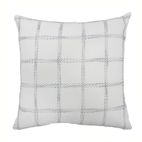 Sonoma Goods For Life Woven Check Feather Fill Oversized