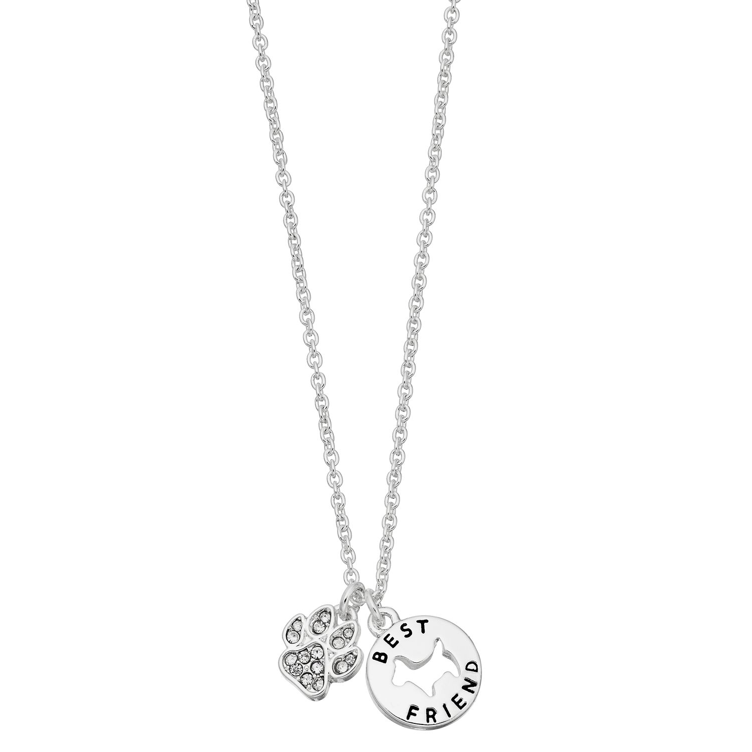 paw print necklace kohls