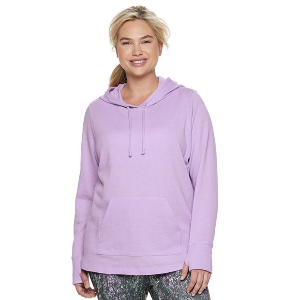 Plus size hoodie outlet with thumb holes