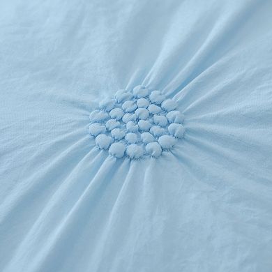 Swift Home Floral Pintuck Comforter Set