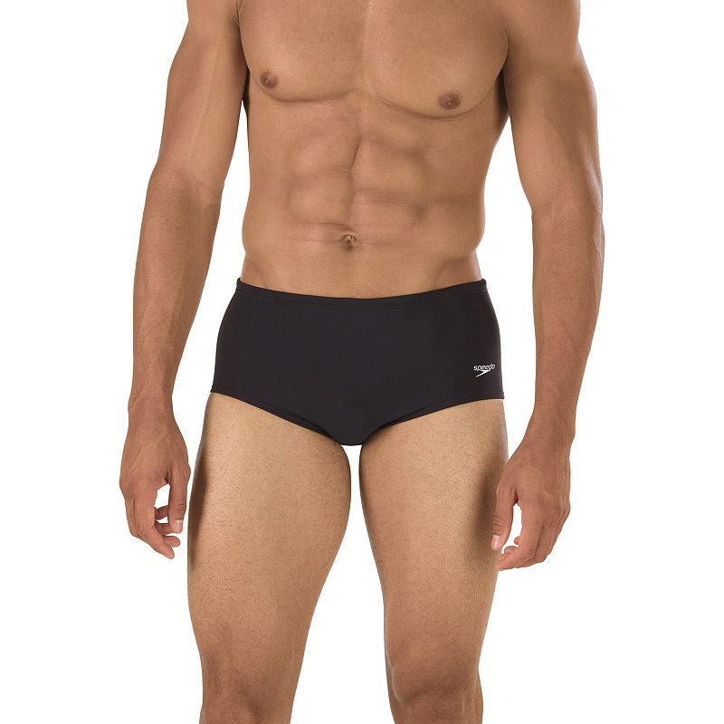 UPC 011529912576 product image for Men's Speedo Solid Dive Swim Suit, Size: 32, Black | upcitemdb.com