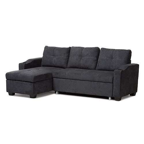 Baxton Studio Modern Sectional Sofa Sleeper