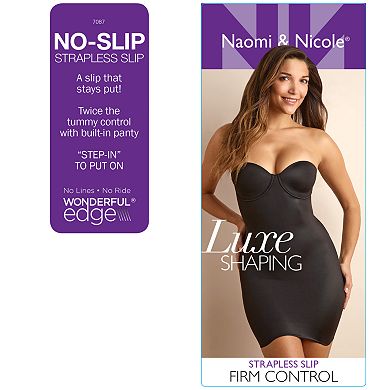 Women's Naomi & Nicole Luxe Shaping Strapless Slip 7087
