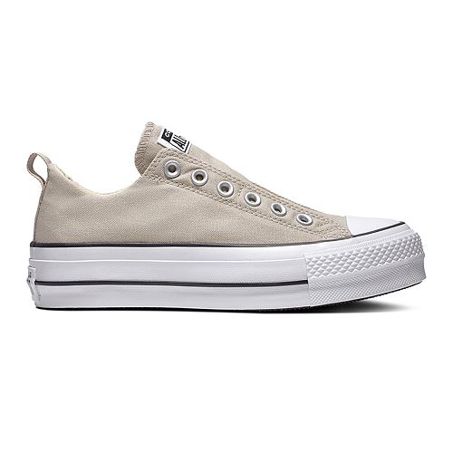 converse slip on platform