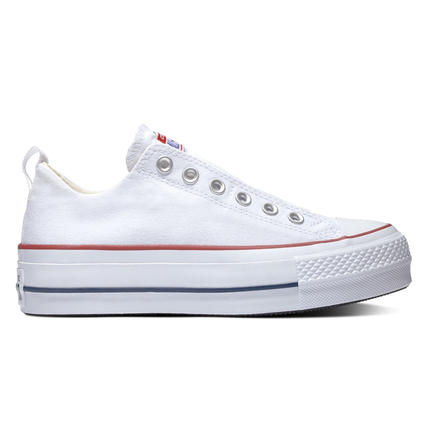 platform slip on converse