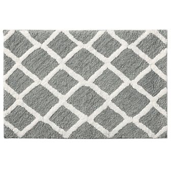 Madison Park Renu Reversible Tufted Boarder Geometric Bathroom Rug - 21'' x 34''
