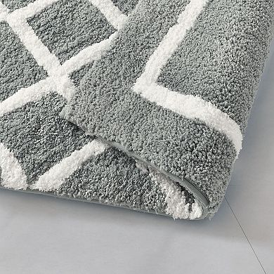 Madison Park Renu Reversible Tufted Bath Rug - 24'' x 60''