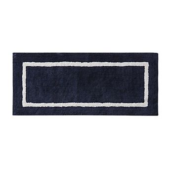 Madison Park Renu Reversible Tufted Boarder Geometric Bathroom Rug - 24'' x 60''
