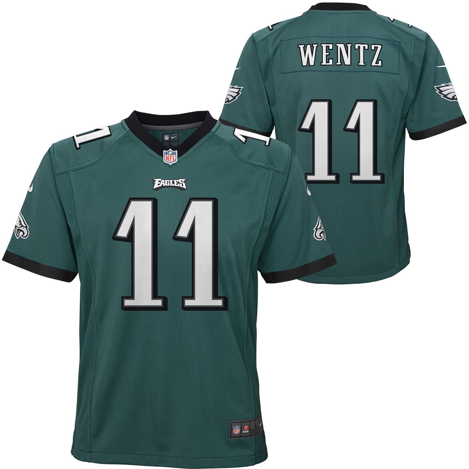 carson wentz game jersey