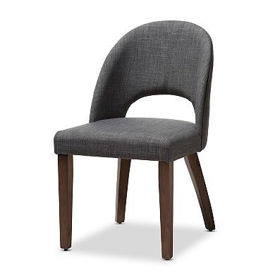 Baxton Studio Mid-Century Grey 5-Piece Dining Set