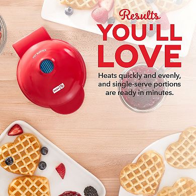 Dash Mini Heart Waffle Maker