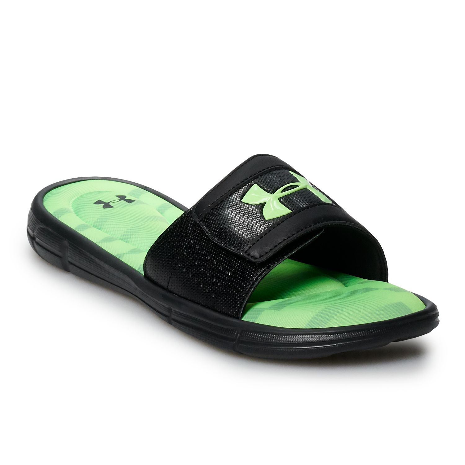 green under armour slides