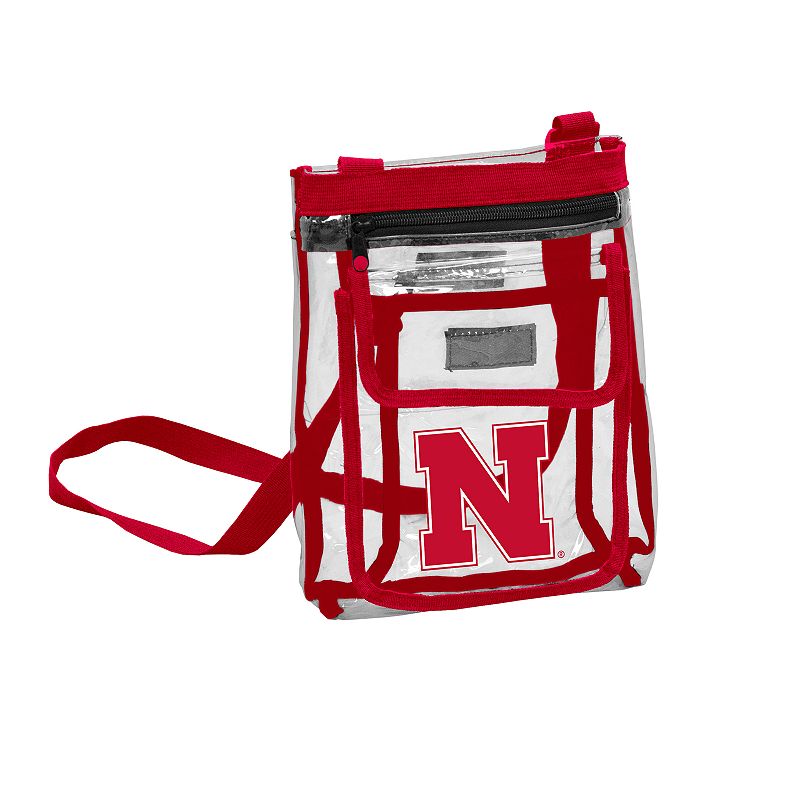 Nebraska Cornhuskers Gameday Clear Crossbody Bag, Red
