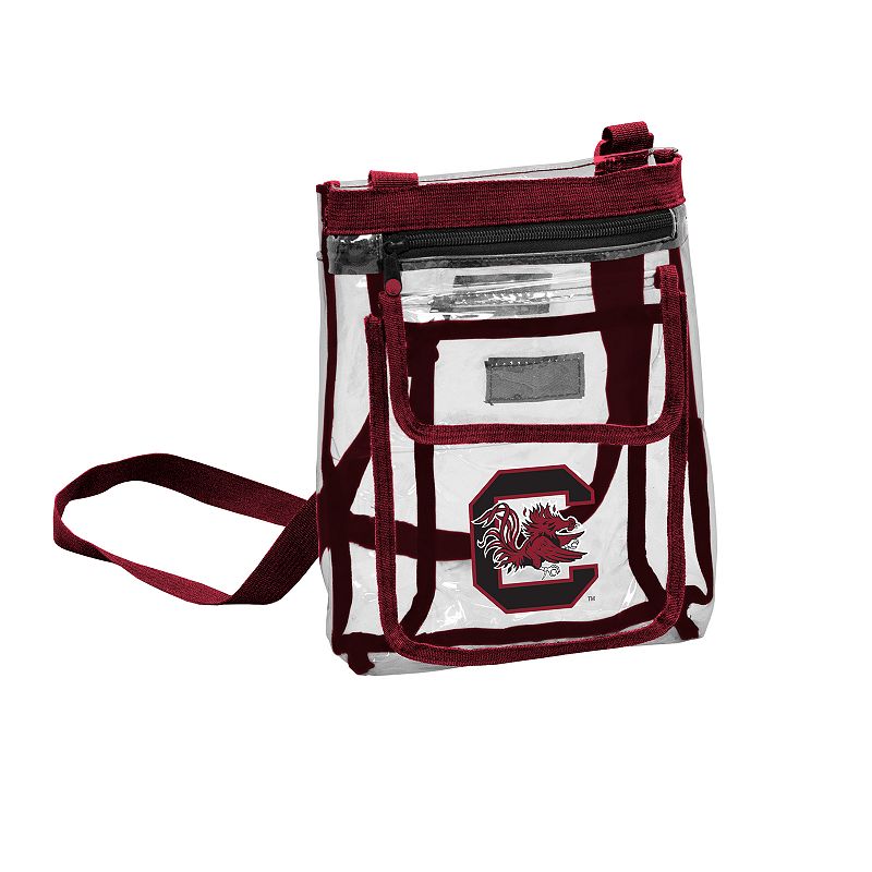 Boys Girls Juniors Mens Teen Guys Womens NCAA Gameday Clear Crossbody, Red