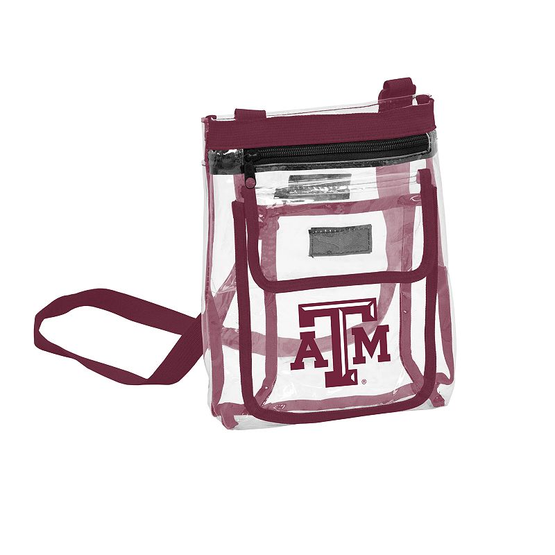 Texas A&M Aggies Gameday Clear Crossbody Bag, Red