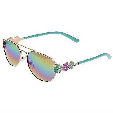 Girls Elli by Capelli Flower Aviator Sunglasses