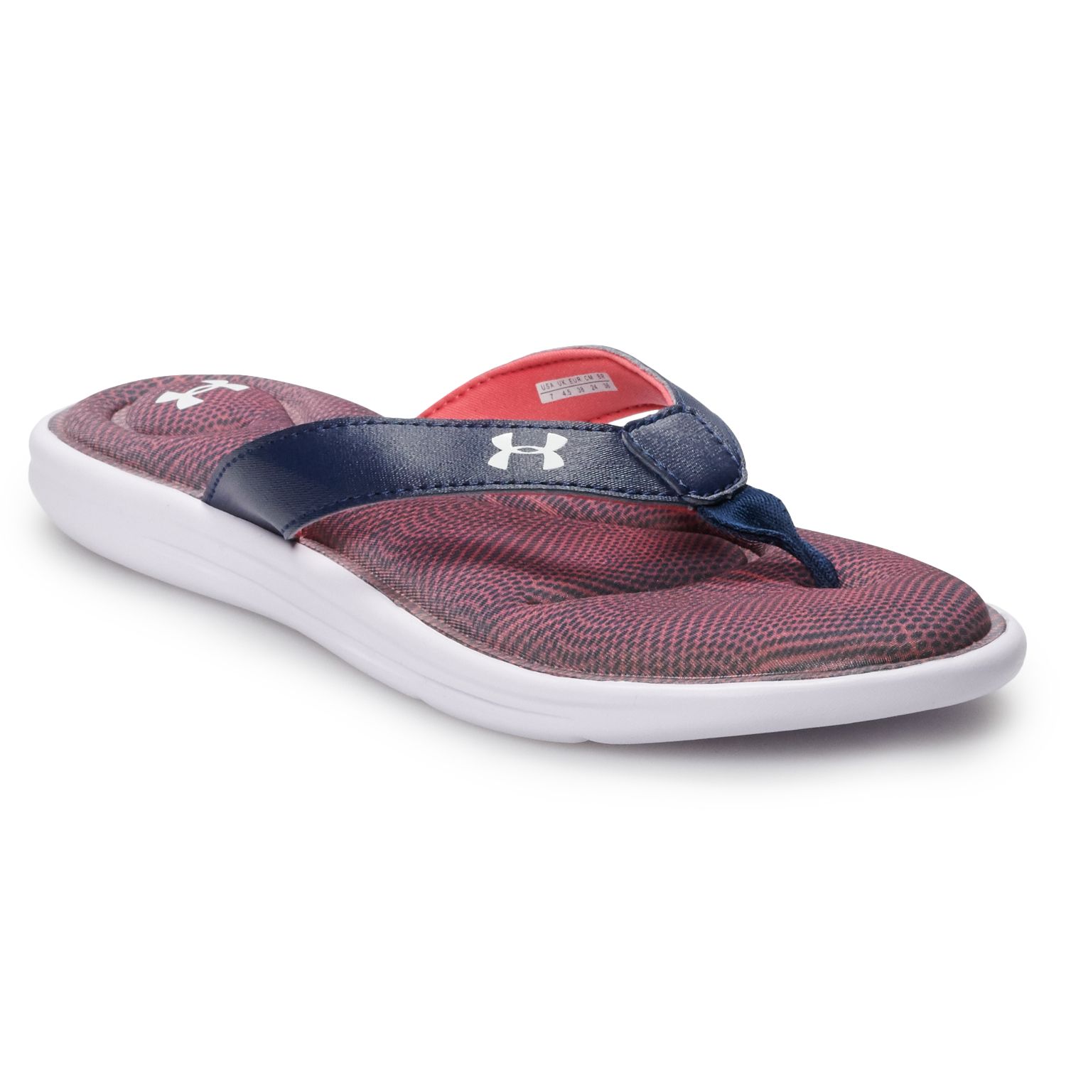 under armour flip flops memory foam womens