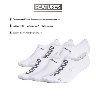 Men's adidas 6-pack climalite Superlite No-Show Socks