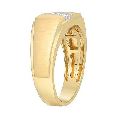 Men's 10K Gold Diamond Accent Ring