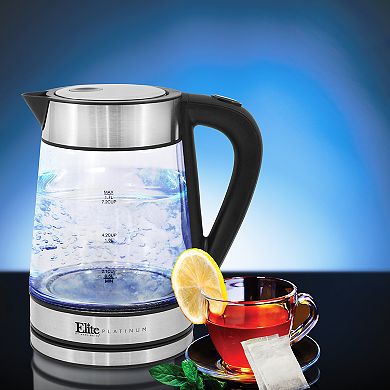 Elite Gourmet 1.7-Liter Glass Kettle