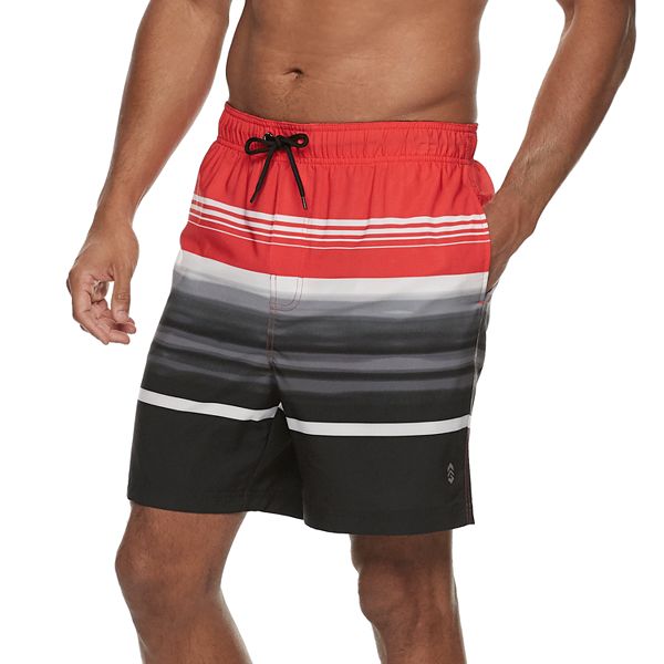 Men S Free Country Striped Swim Shorts