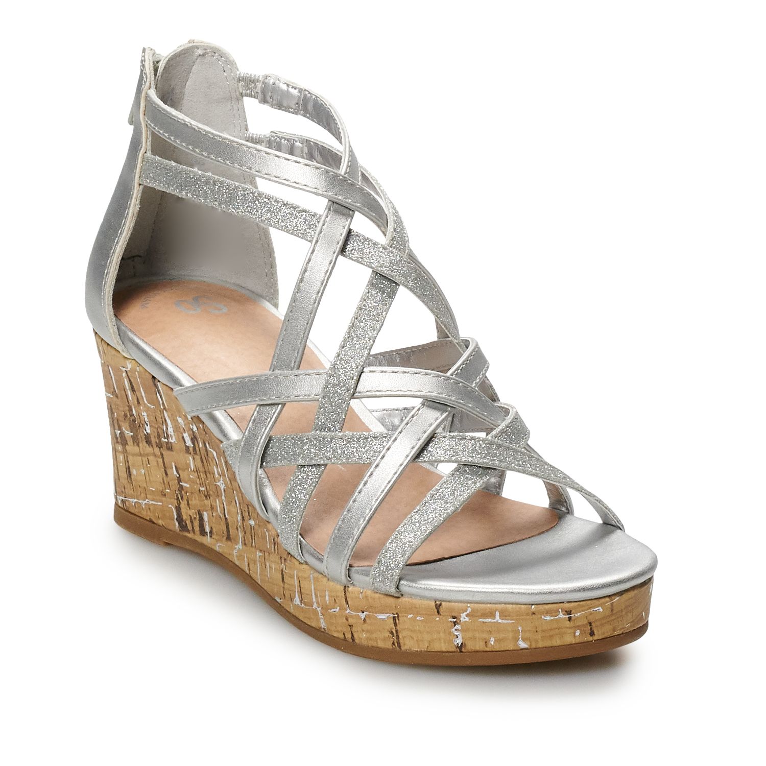 girls wedge flip flops