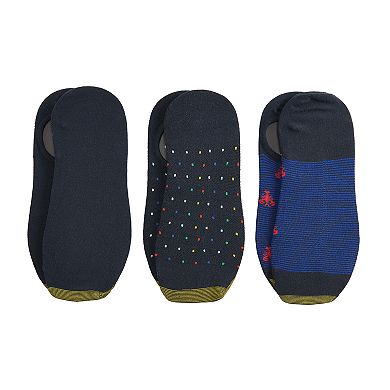 Men's GOLDTOE 3-pack Sta-Cool Tech Ultra-Low Oxford Liner Socks