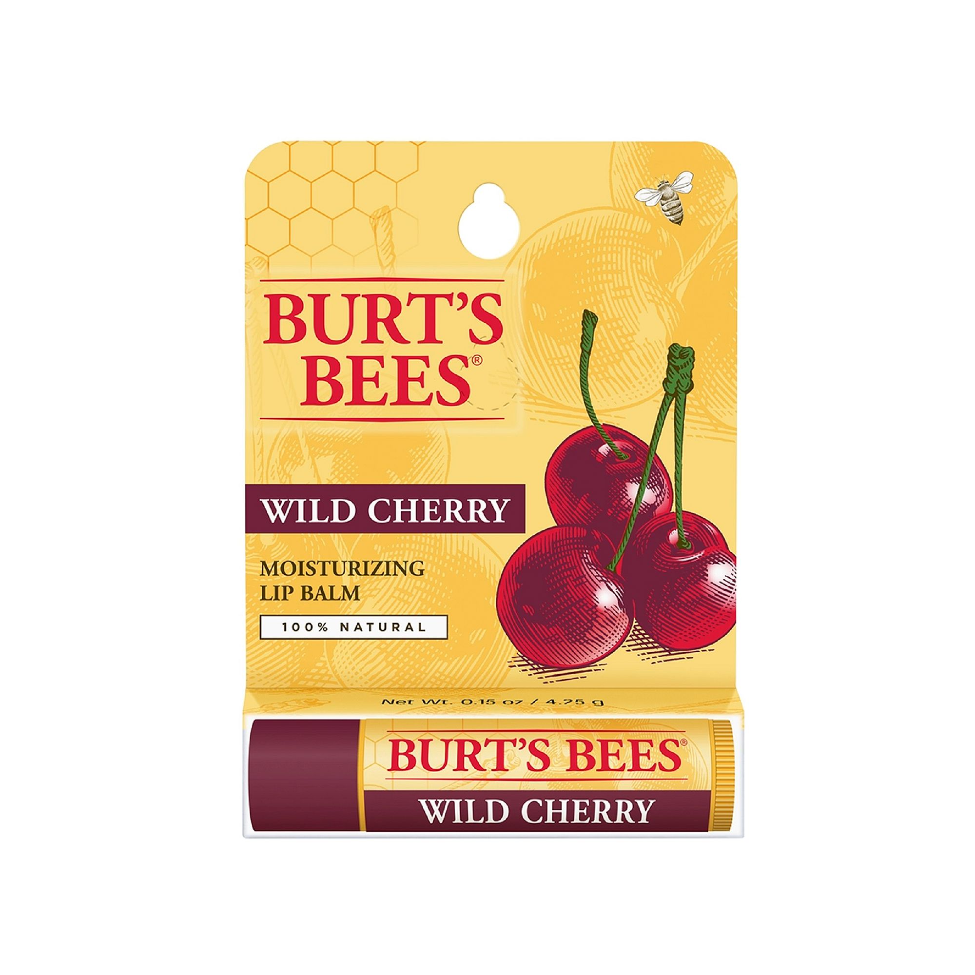 Burts Bees Wild Cherry Lip Balm, Wild Red