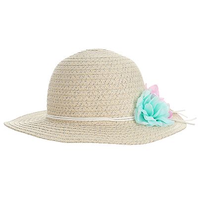 Girls 4 14 Elli by Capelli Floral Floppy Sun Hat