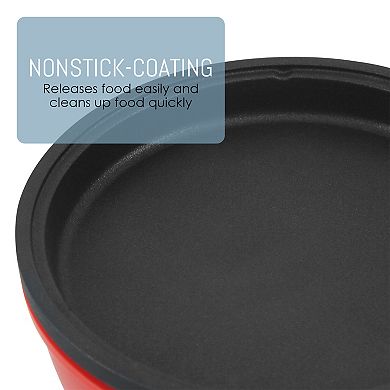 Elite Cuisine Mini Round Skillet with Glass Lid