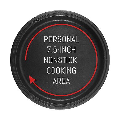 Elite Cuisine Mini Round Skillet with Glass Lid